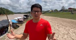 Deputado Jenilson Leite comemora vazante do rio Tarauacá