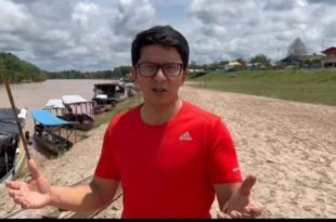 Deputado Jenilson Leite comemora vazante do rio Tarauacá