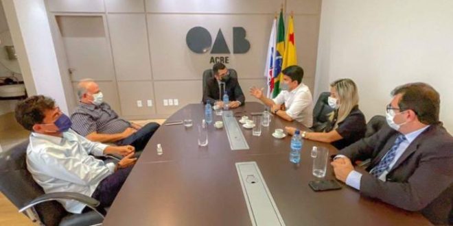 Jenilson Leite visita nova diretoria da OAB e destaca importância da Ordem dos Advogados