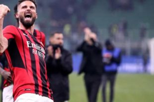 Milan busca virada no dérbi com dois de Giroud e derruba marcas da Inter