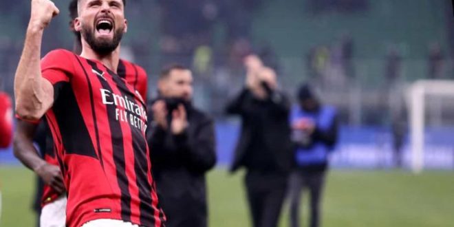 Milan busca virada no dérbi com dois de Giroud e derruba marcas da Inter