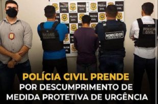 Em Cruzeiro do Sul, Polícia Civil prende por descumprimento de medida protetiva de urgência