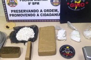 Polícia Militar apreende entorpecente em matagal no Bairro Bom Sucesso