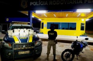 Motociclista é preso transportando 37,8kg de pasta base em Xapuri
