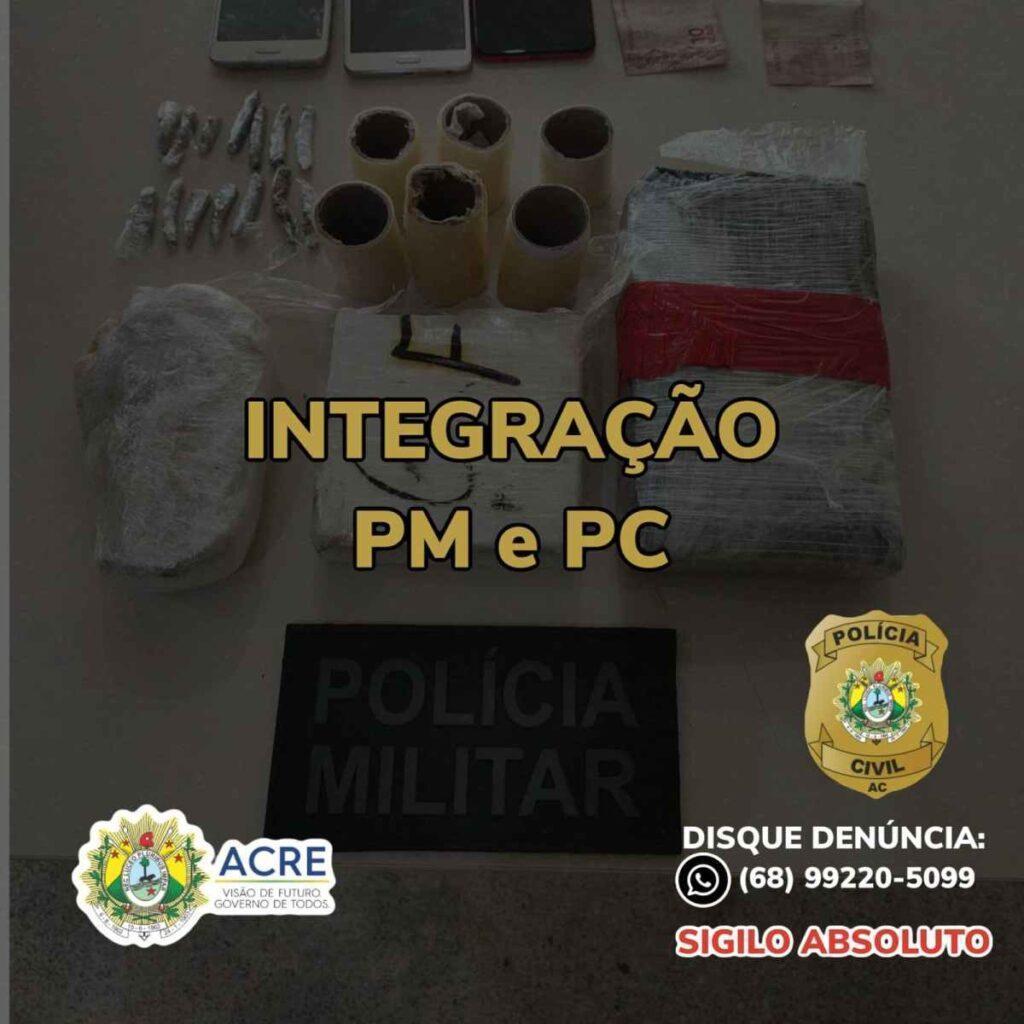 Forças de segurança anunciam prisão de “chefe-geral” do crime na cidade de Feijó 2 Forças de segurança anunciam prisão de “chefe-geral” do crime na cidade de Feijó