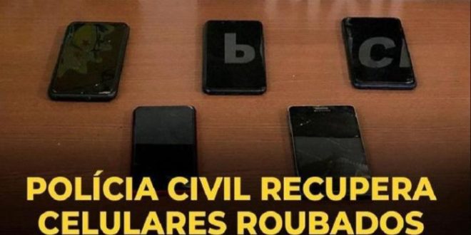 Em Cruzeiro do Sul, Polícia Civil recupera celulares roubados e devolve às vítimas