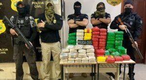 Jovem de 21 anos é preso com mais de 100kg de pasta à base de cocaína, na BR-364