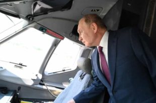 Avião de Putin tem aparato de guerra, botão nuclear e detalhes de ouro