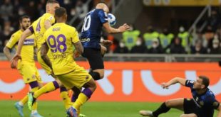 Inter de Milão empata com a Fiorentina em casa e fica mais longe do Napoli