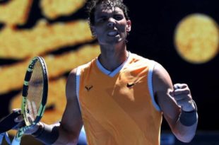 Kyrgios dá trabalho, mas Nadal ganha 19° jogo no ano e vai à semi em Indian Wells