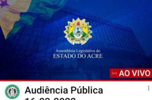 Audiência Pública com Policia Civil ao vivo aqui (16/03)