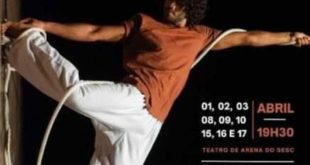 Espetáculo Cabo de Guerra em cartaz no teatro do Sesc, em abril