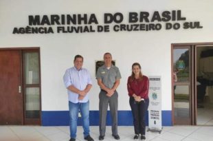 Marinha do Brasil agradece emenda de Mara Rocha para construção da nova sede da Agência Fluvial de Cruzeiro do Sul