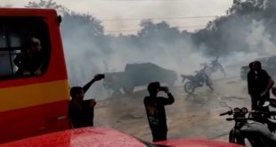 Gladson usou a força policial com bombas, spray de pimenta e ameças de prisão contra manifestantes do Pentecostes, afirma internauta