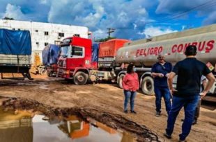 Perpétua denuncia caos e filas quilométricas de caminhões na fronteira entre Epitaciolândia e Cobija