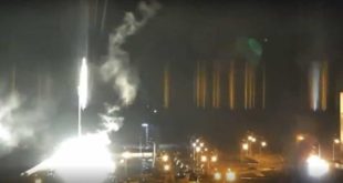 Vídeo do incêndio na central nuclear. "Toda a Europa está em risco"