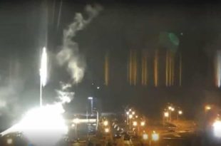Vídeo do incêndio na central nuclear. "Toda a Europa está em risco"