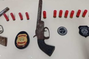 No interior do AC, homem foragido da Justiça é preso com duas armas de fogo