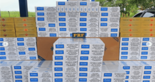 PRF apreende mais de 10 mil maços de cigarros contrabandeados no interior do AC