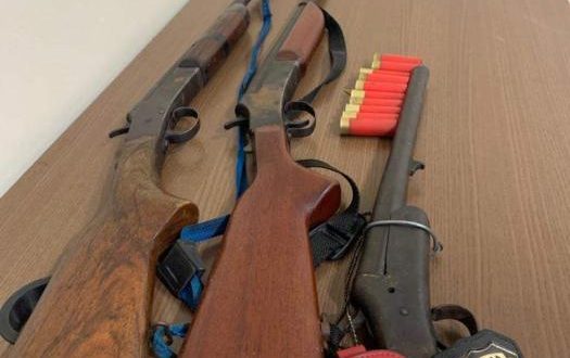 Polícia Civil apreende três armas de fogo na zona rural de Capixaba