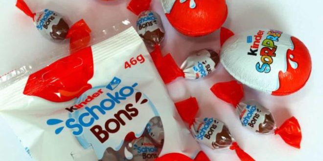 Anvisa determina recolhimento de lote importado de chocolate Kinder