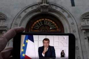 Projeção coloca Macron e Le Pen no 2º turno da eleição presidencial