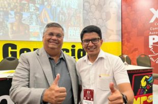 Jenilson encontra com Flávio Dino, o governador que deu maior salário aos professores do país: "No Acre também quero valorizar os nossos servidores"