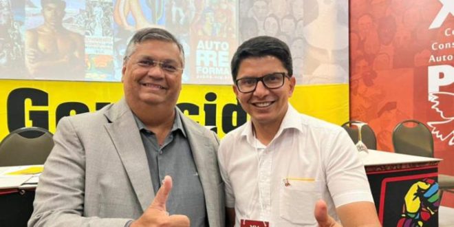 Jenilson encontra com Flávio Dino, o governador que deu maior salário aos professores do país: "No Acre também quero valorizar os nossos servidores"