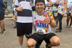 Jenilson Leite participa da 1ª Corrida Azul de Conscientização do Autismo: "É preciso mais investimentos do poder público"