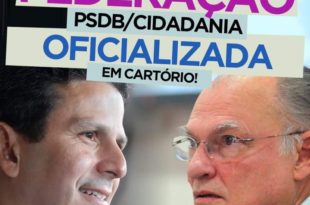  PSDB e Cidadania entram com pedido de registro da federação em cartório. Partidos apoiam a reeleição de Gladson Cameli