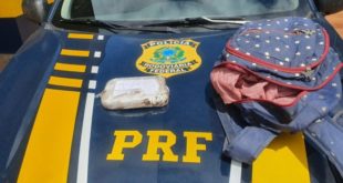 Maio Amarelo: Durante operação educativa, PRF no Acre apreende um quilo de maconha