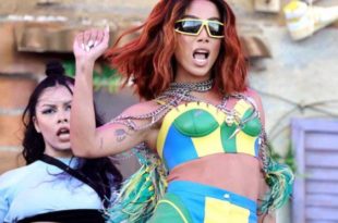 De Anitta a Daniela Mercury, artistas anti-Bolsonaro vestem a bandeira do Brasil