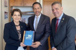 Mara Rocha e Vice-Governador Major Rocha se reúnem com novo Embaixador do Peru para tratar de negócios entre o Estado do Acre e o país andino