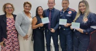 Adailton Cruz parabeniza os profissionais da saúde na CMRB durante Sessão Solene em alusão à Semana Nacional da Enfermagem