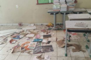 Descaso em Rodrigues Alves: metade do mês de maio e tem escola sem condições de iniciar o ano letivo