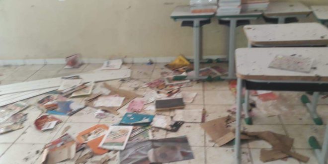 Descaso em Rodrigues Alves: metade do mês de maio e tem escola sem condições de iniciar o ano letivo