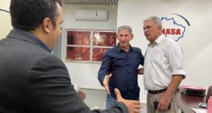 Petecão visita a Funasa acompanhado de João Tota
