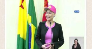 Jéssica Sales participa de sessão da Aleac e fala sobre a maneira positiva como enfrenta o câncer