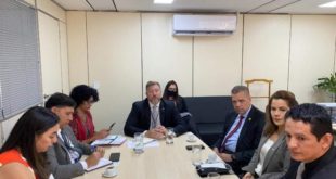 Vice-Governador Major Rocha e Deputada Mara Rocha participam de reunião, no Ministério da Justiça para tratar do programa Habite Seguro