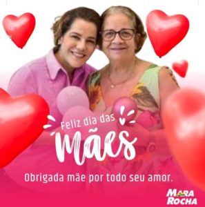 "Que as demonstrações de amor e gratidão não se resumam ao dia de hoje", diz Mara Rocha na homenagem às mães 2 "Que as demonstrações de amor e gratidão não se resumam ao dia de hoje", diz Mara Rocha na homenagem às mães
