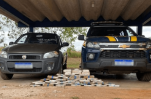 PRF apreende 50 kg de cocaína em carro transportado por caminhão-cegonha