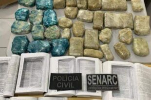 Policia apreende drogas que saíram do AC para o Maranhão dentro de livros