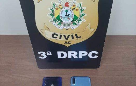 Polícia Civil recupera 6 celulares em menos de uma semana em Rio Branco