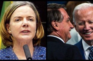 Presidente do PT diz que pedido de Bolsonaro a Biden é passível de impeachment