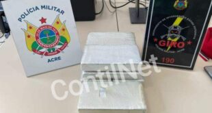 Polícia prende jovem com 7 quilos de cocaína em Rio Branco
