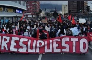 Violência e caos politico e social no Equador