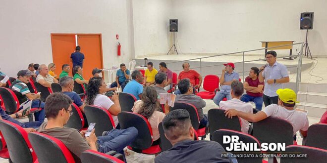 Jenilson Leite visita Jordão, Tarauacá e Feijó em nova fase de construção do Plano de Governo