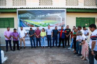 Leo de Brito assina ordem de serviço para início das obras de revitalização e ampliação do ginásio poliesportivo de Brasileia