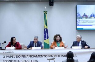 ”É importante falarmos sobre o papel dos bancos na retomada da economia”, diz Perpétua em seminário