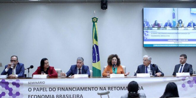 ”É importante falarmos sobre o papel dos bancos na retomada da economia”, diz Perpétua em seminário